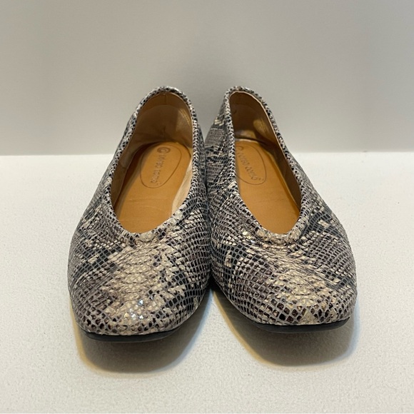 Corso Como 'Trishina' Snake Print Leather Ballet Flats Size 8 - Picture 2 of 11